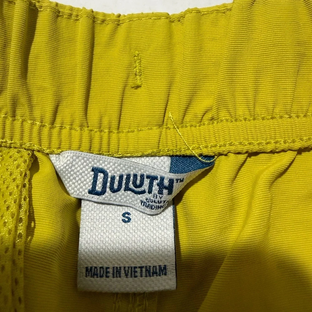 Duluth Trading 2 Pairs‎ swim trunks shorts, yellow and blue, men's small #1475